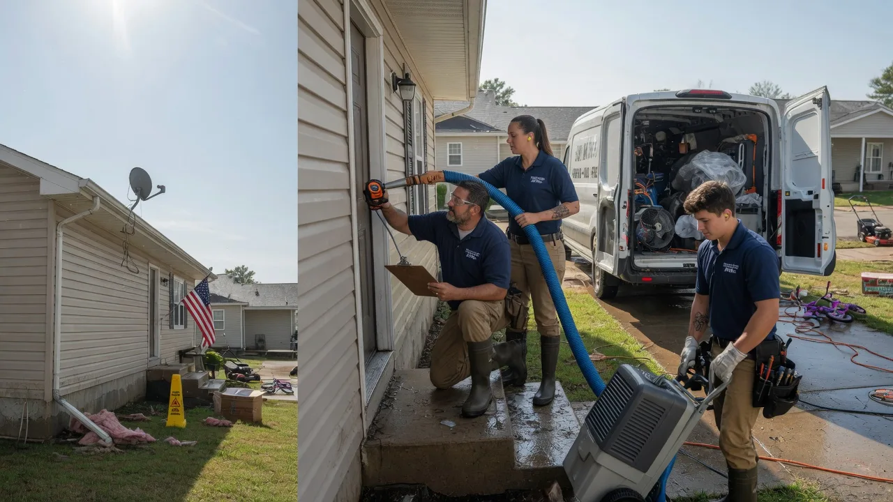 Ceiling Water Damage Restoration in Cleveland, UT near me